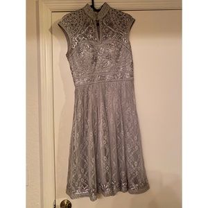 ❤️❤️ Suewong Women’s silver lace dress